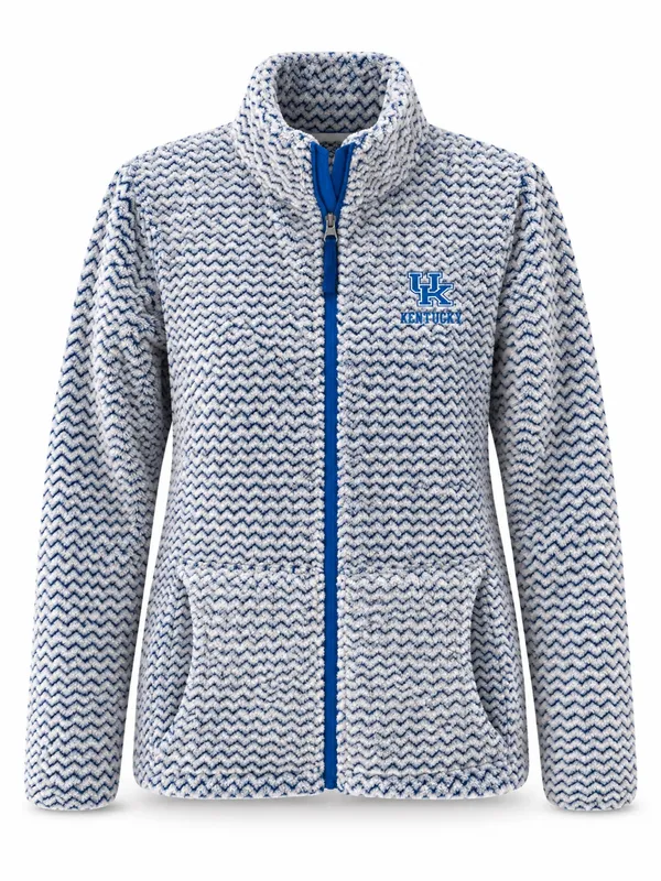 Top of the World Kentucky Wildcats Full Zip Fleece Jacket Size M - Image 2