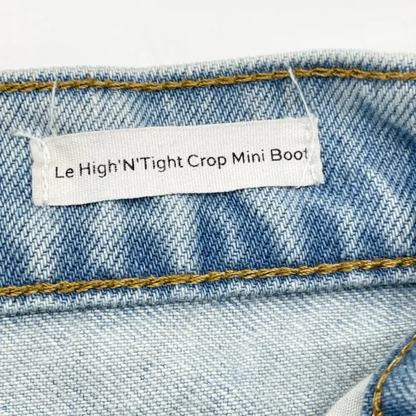FRAME Le High N Tight Crop Mini Boot Jeans Womens 28 Distressed Grunge‎ Indie - Image 10