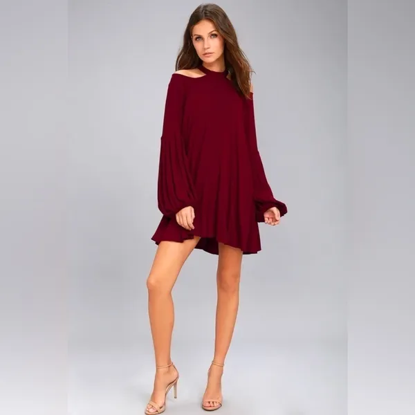 Free People Drift Away Cold Shoulder Tunic Top / Dress - Image 8