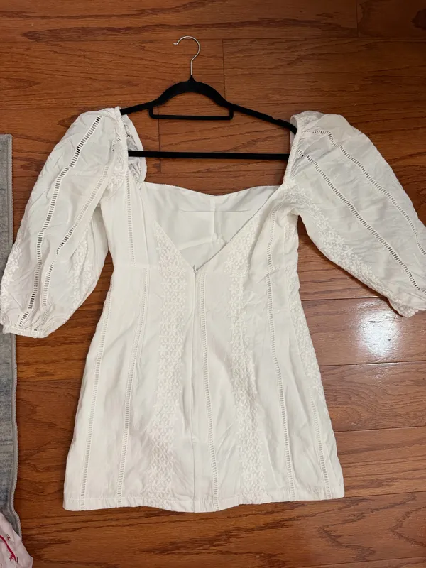 Hello Molly White Eyelet Dress - Image 5