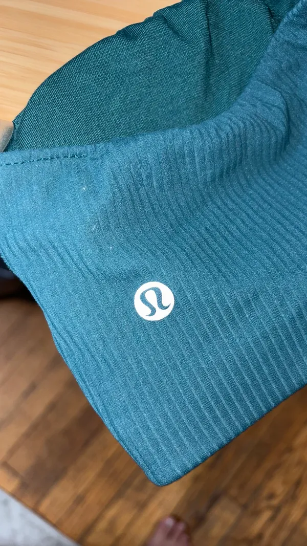Lululemon Bra One-Shoulder Teal Sports Bra - Image 5