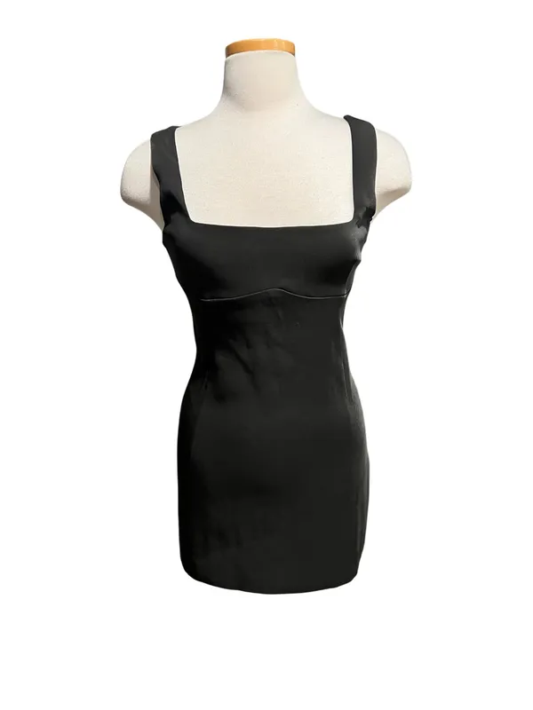 MESHKI Nikki black mini dress Size Medium NWT - Image 2