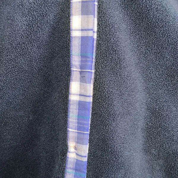 L.L. Bean🦎Plaid Fleece Long Sleeve, Pocket Button Over Coat🌵 - Image 4