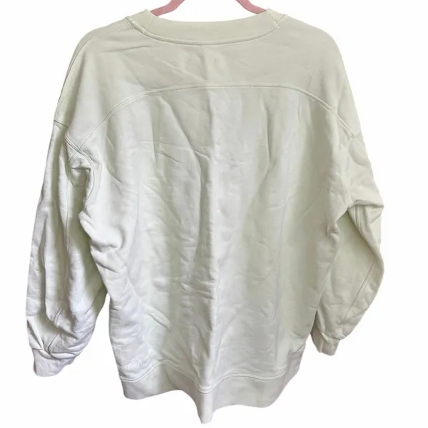Lululemon Perfectly Oversized Crew Sweater Size 6 Workout Comfortable Neon Green - Image 3