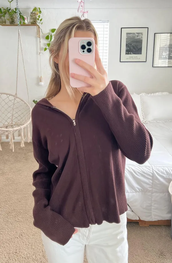 Brandy Melville Zip Up - Image 2