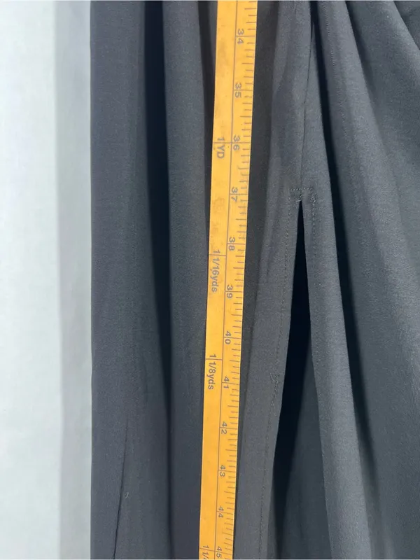 ELOQUII Black Ruched Draped Long Sleeve Maxi Dress Size 18 NWT - Image 13