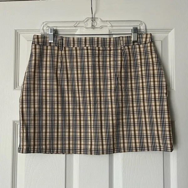 Forever 21 Zip Pocket Plaid Skirt - Size 30 - Image 4