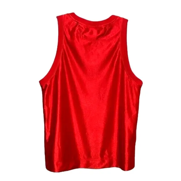 Nike Icon Jersey Tank Top Sleeveless Crew Neck Sequins Gold Red Women's L NWOT - Image 6