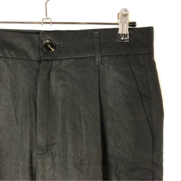 Zara Black High Rise Wide‎ Leg Dress Trousers S - Image 4