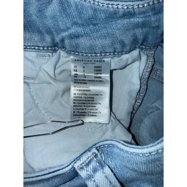 American Eagle Jeans Women 6 Short‎ Blue Ne(x)t Level Stretch Skinny Denim - Image 3