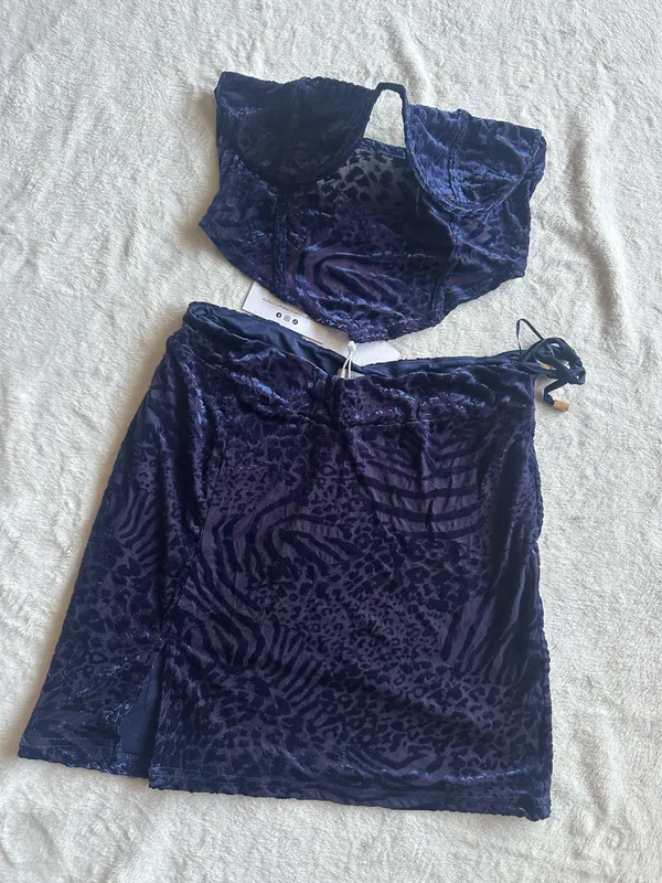 Outcast Clothing Gigi Crop Top & Skirt - Image 4