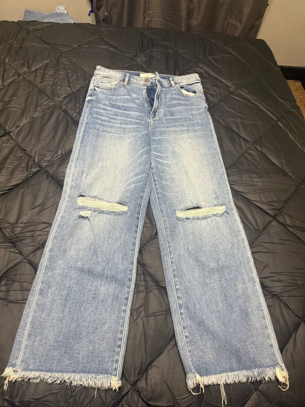 Hidden Jeans Distressed Wide-Leg High-Rise 30 - Image 2