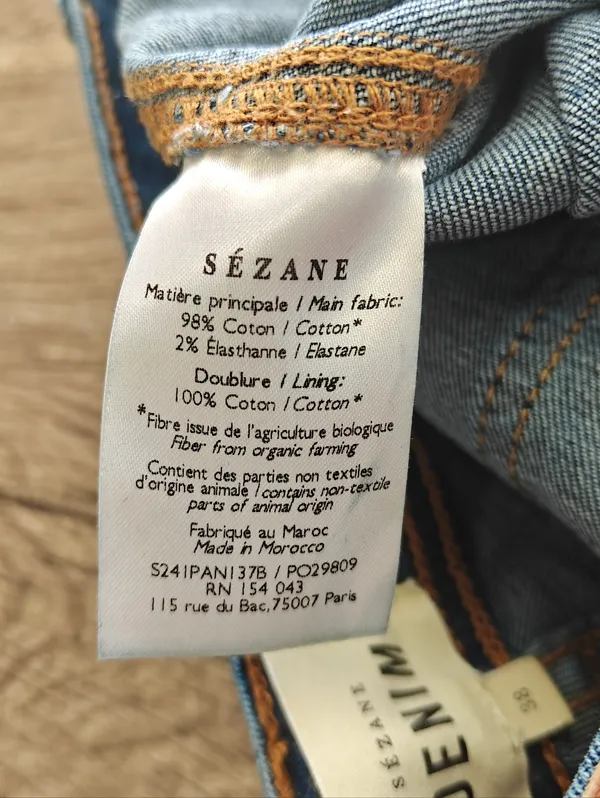 Sézane Mid-Rise Skinny Leg Jeans‎ Size 6 - Image 5
