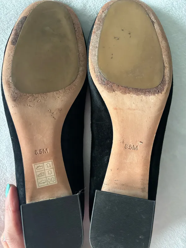 Tory Burch Black Suede Shoes - Image 4