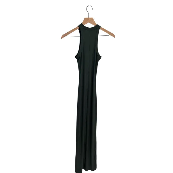 Skims Nwt Soft Lounge High Neck Tank Dress - Deep Sea Xxs ( Sold Out) - Image 5