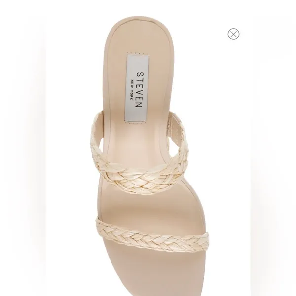 Steven By Steve Madden New! STEVEN NEW YORK Ardy Espadrille Wedge Sandal‎ Sz 10 - Image 4