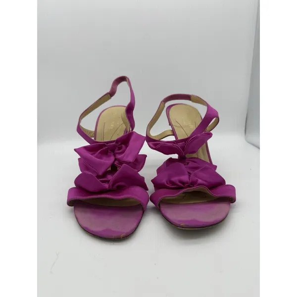Kate Spade Slingback 4" Heels Size 8 Pink Bows Wedding Preppy Barbie Coquette - Image 3