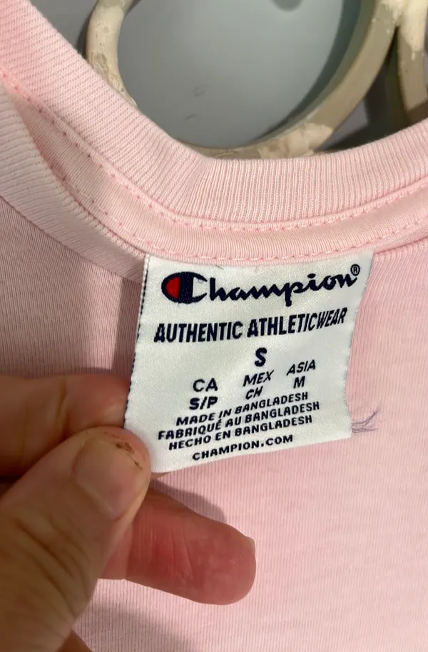 Champion University Of Alabama Pink Tshirt Cotton Long Sleeve Tee Womens Small - Image 4