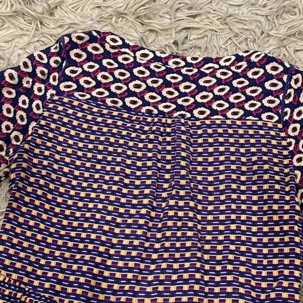 Maeve By Anthropologie Cheyenne Peplum Blouse, Size small - Image 4