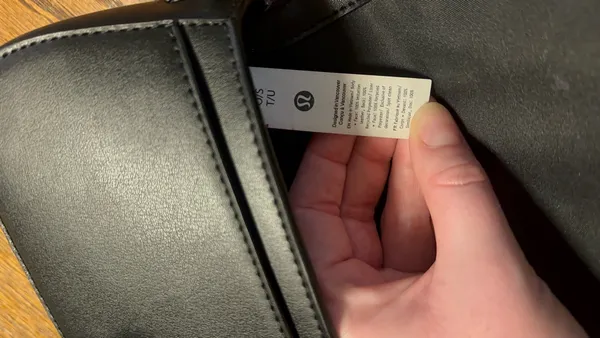 lululemon Leather Alternative Mini Bag 1.2L Black/Silver - Image 9