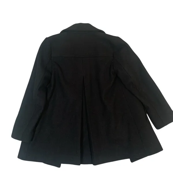 Pendleton Wool Coat Size Small Classic Black Merino Wool - Image 2