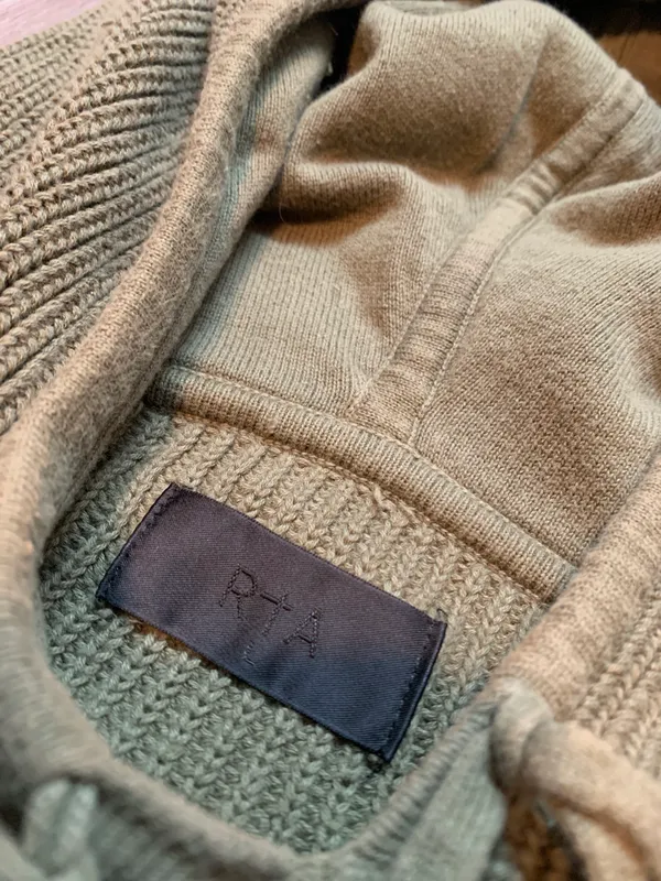 Reformation RtA Marvin Hoodie In Field Green - Image 4