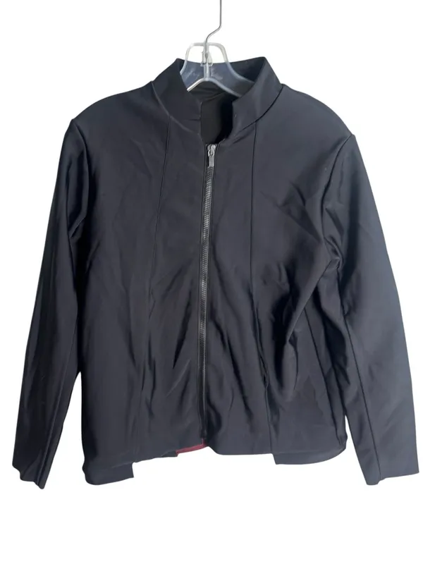 Aday Over and out zip lightweight bomber jacket Black S - Image 2