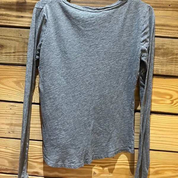 Ralph Lauren Sport Heather Gray Long Sleeve Top - Image 3
