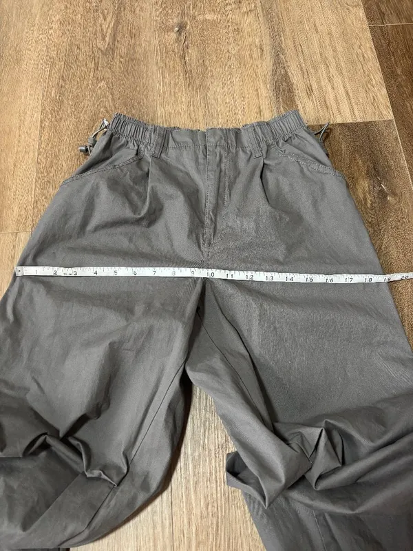 Forever 21 Y2K Gray Baggy Pants - Size Small - Image 5