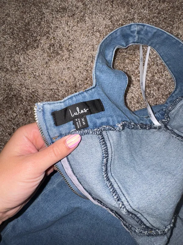 Lulus Denim Dress - Image 5