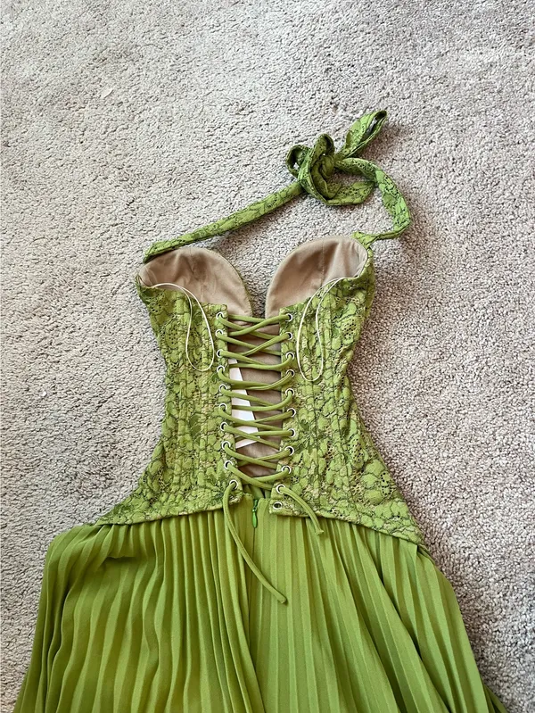 Fenity Sage Green Dress Size XS - Image 3