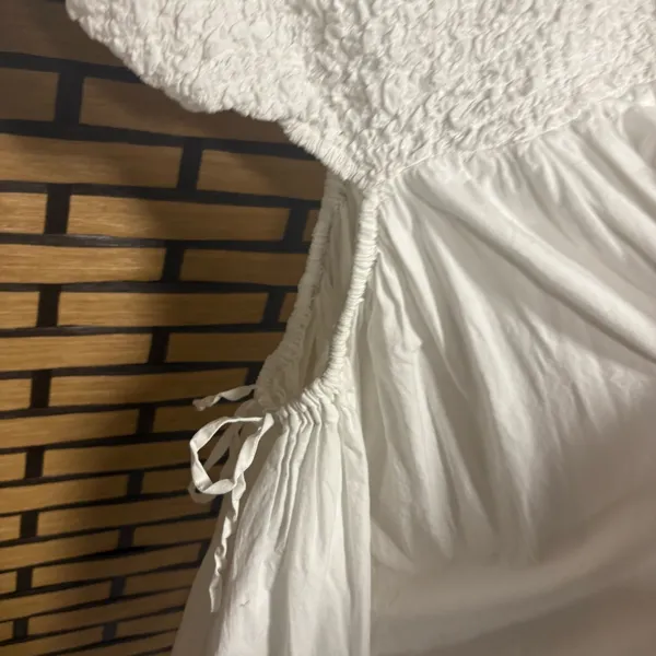 Free People Kalina White Side‎ Cutout Midi Dress Size Small - Image 6
