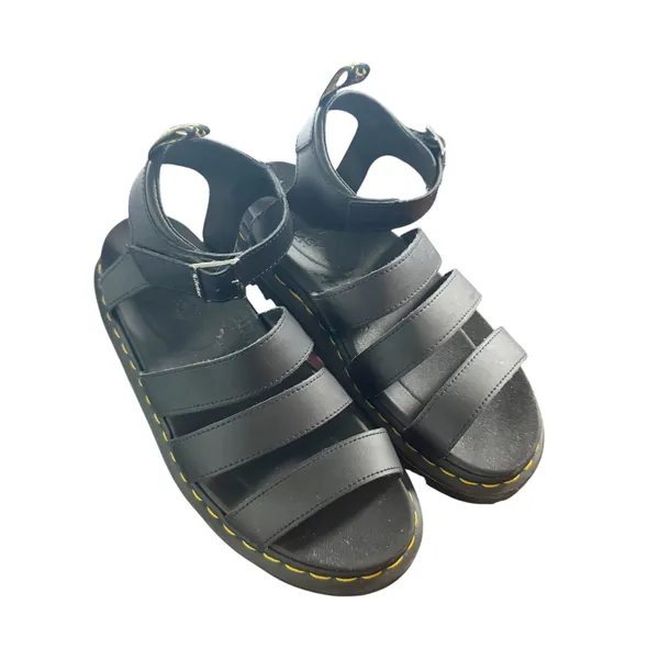 Dr. Martens Blaire Platform Sandal Women's Black Size 9 US Black Strappy Classic - Image 2