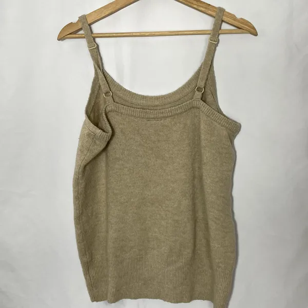 Torrid sandy beige knit strap camisole women's size XL adjustable straps ribbed - Image 4