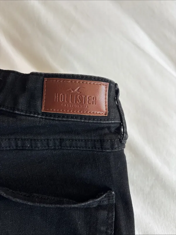 Ladies Hollister Black Skinny Jeans - Image 8