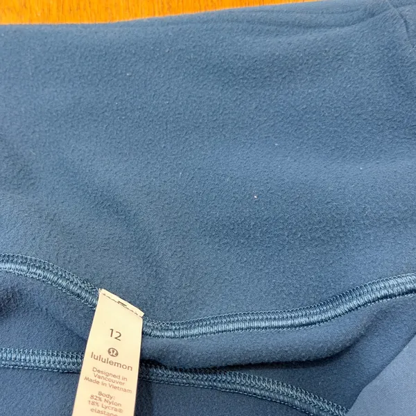 Lululemon Flurry Up Super High-Rise Tight Leggings‎ 25" Petrol Blue- Size 12 - Image 10
