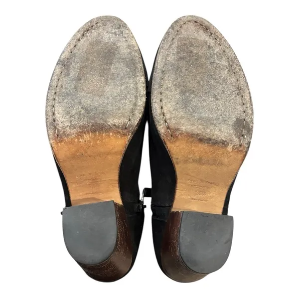 RAG + BONE Margot Black Waxed Suede Boots Size 9.5 - Image 10