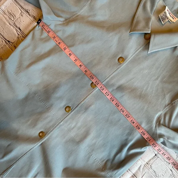 Y2K Talbots Vintage Unlined Coat Large Lightweight - Image 7
