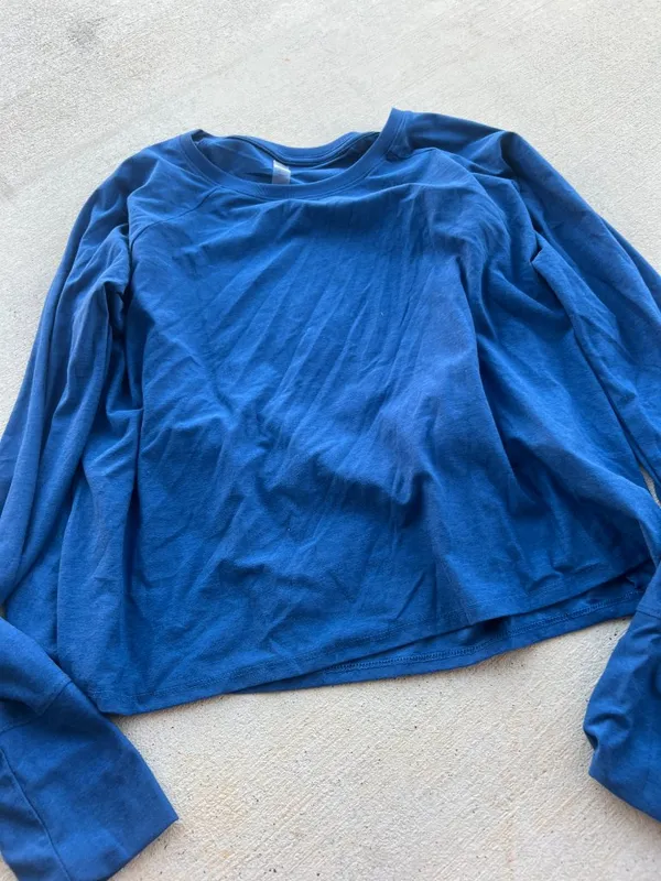 Beyond‎ Yoga bright blue top size M - Image 5