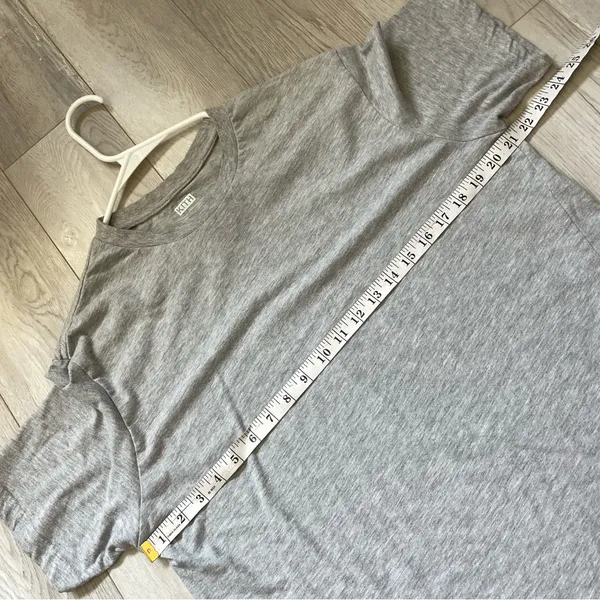 Kith Cotton Tshirt crewneck short sleeve womens Green (large) minimalist casual - Image 3