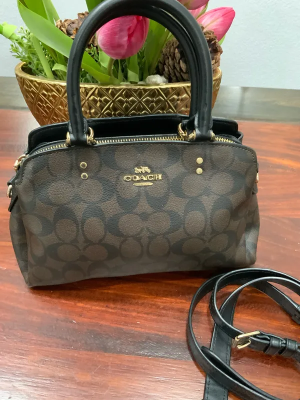 COACH Signature 2WAY Handbag Shoulder Bag - Image 11