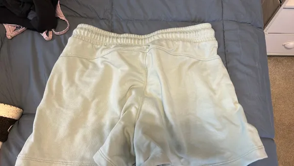 Blue DKNY sweat shorts - Image 3