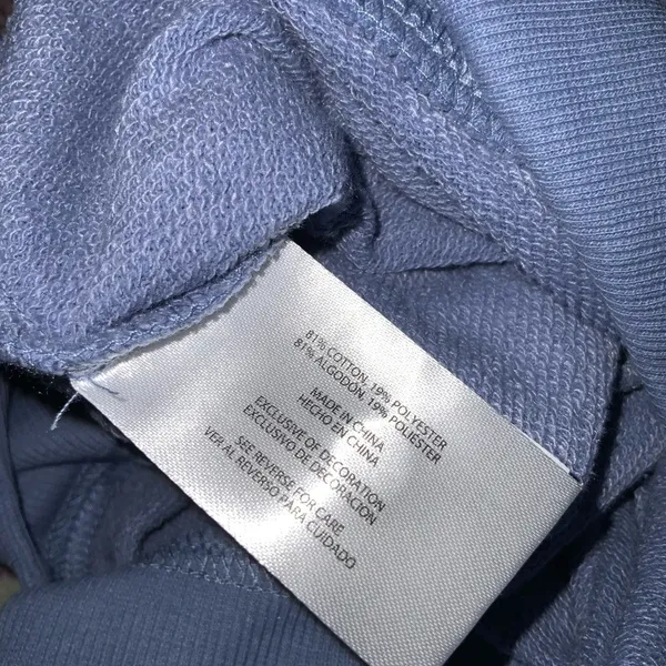 Gap Women's Henley Sweatshirt English Manor Blue, Small NWT - Image 9
