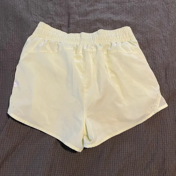 Adidas All in motion Women's neon yellow/green active Shorts - Image 2