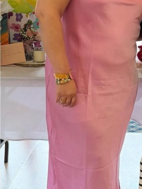 Sleeveless Pink Maxi Dress xxl - Image 3