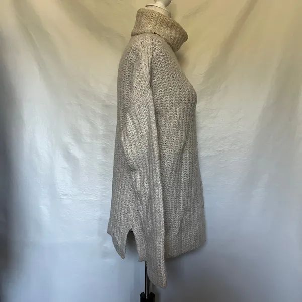 Abercrombie & Fitch Chunky Turtleneck Womens Sweater Sz XS Fisherman Coastal - Image 4