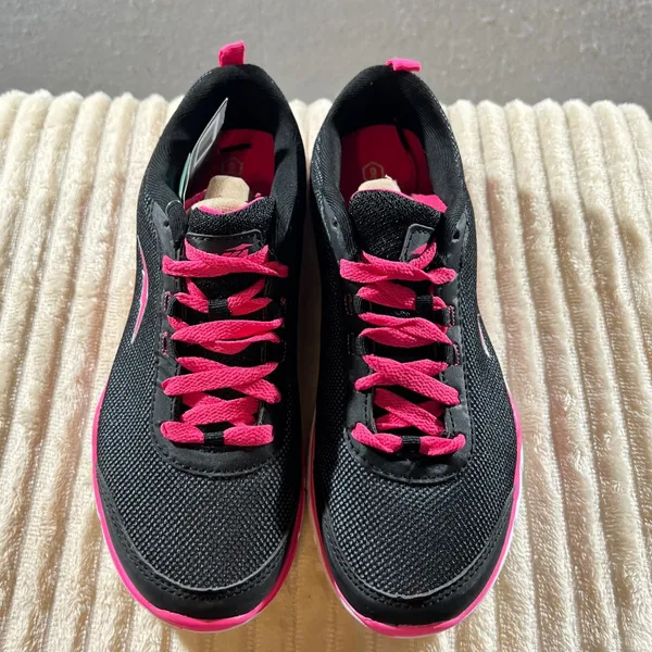 828 | NIB Avia Diversion‎ Black Pink Mesh Athletic Running Sneakers Womens 9 - Image 5