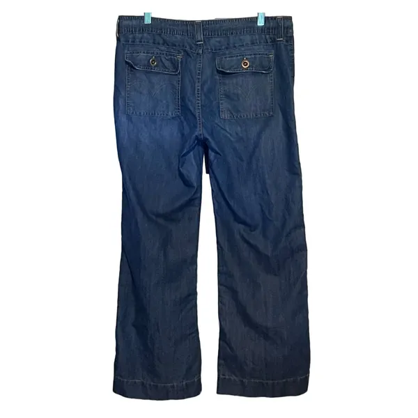 Levi's Tab Twills Women's‎ Jeans/Capris Tie Waist Size 14 28 1/2" Inseam x 17" - Image 2