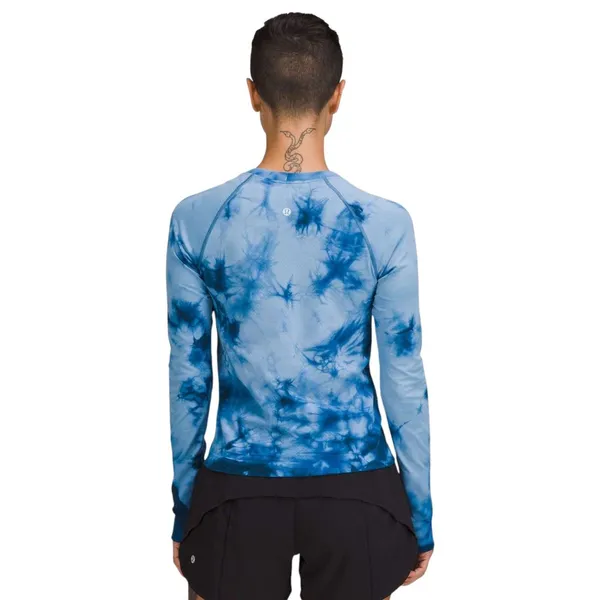 Lululemon Swiftly Tech Long Sleeve Shirt 2.0 Race Length Marble Dye Commander - Image 3