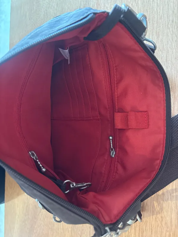 Baggallini big zipper Crossbody Nylon - Image 4